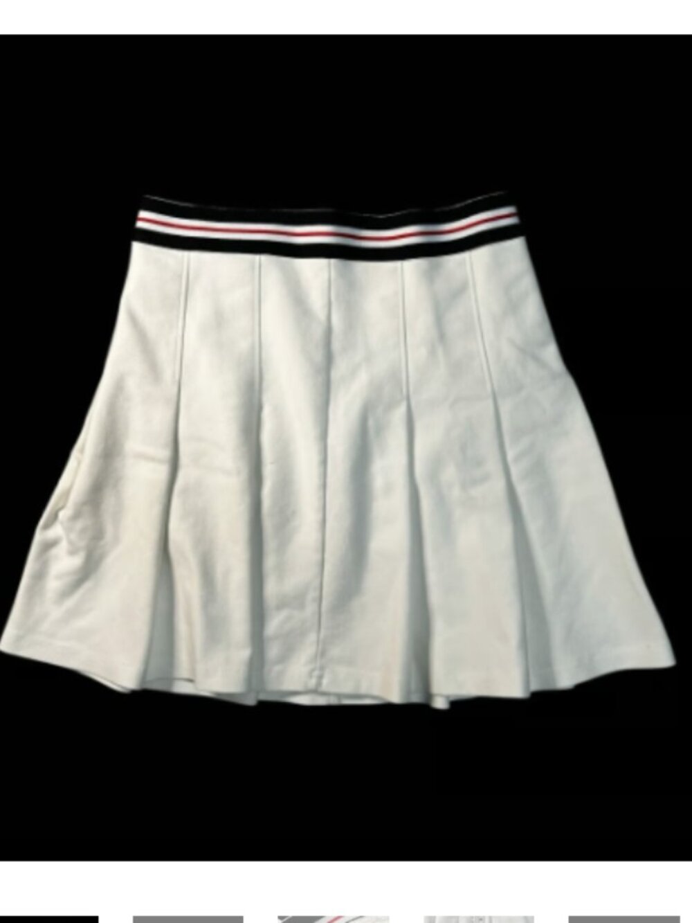 Papaya Pleated Skort Side Zipper Sz L EUC!!